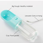 Pet bottle with bowl