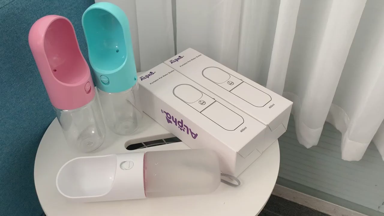 Pet bottle with bowl